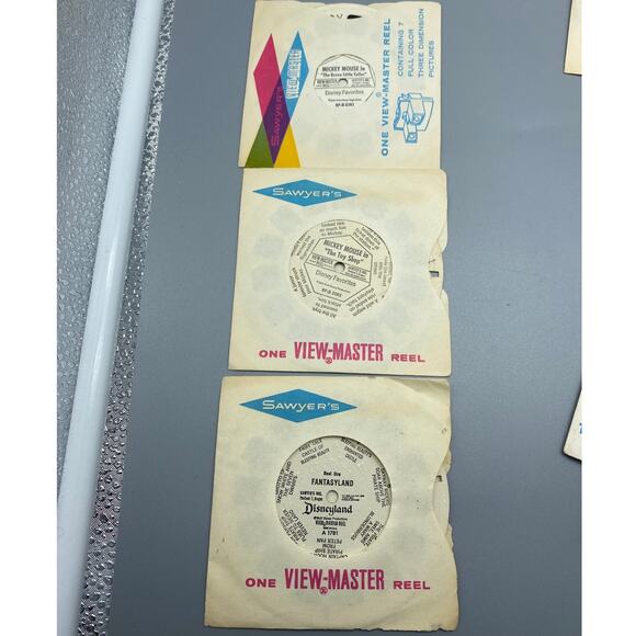 Vintage View Master Reels Singles -Disney 9 reels - Picture 2 of 5